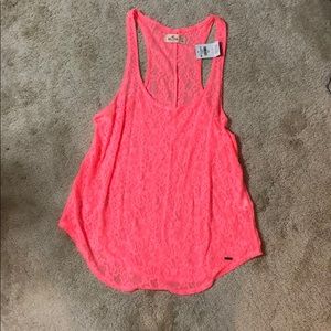 Coral racer back tank
